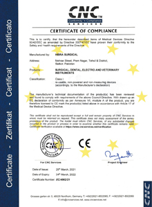 Hibra Certificates